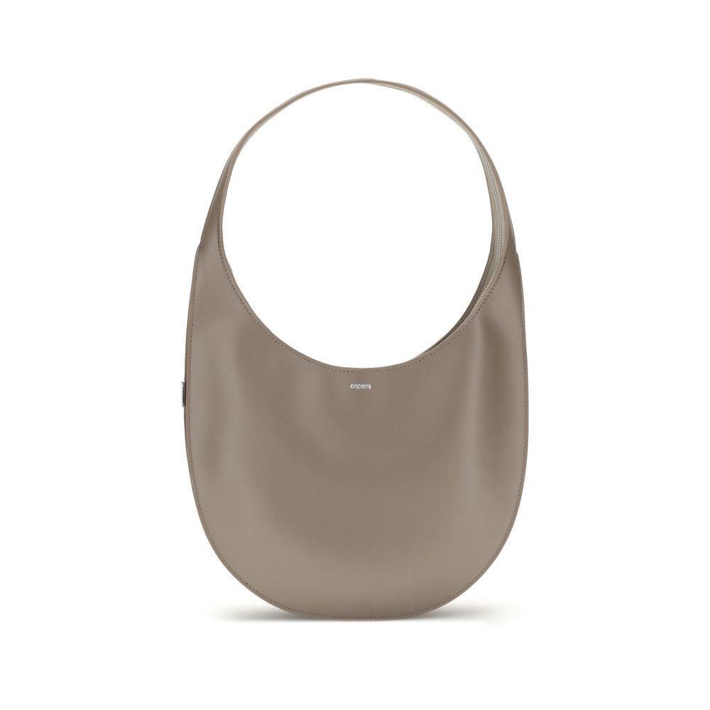 Front view with bag zipped and handles upright.