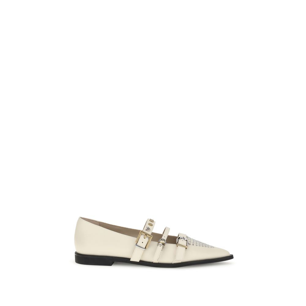PINKO Studded Ballerinas PI-SD0371P001DY7YOGURT-EU36/US6
