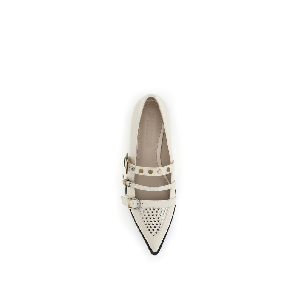 PINKO Studded Ballerinas PI-SD0371P001DY7YOGURT-EU36/US6