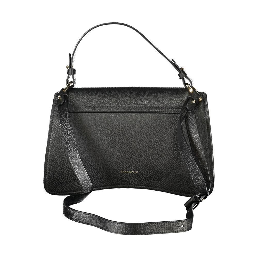 Coccinelle Black Leather Handbag CO-34914