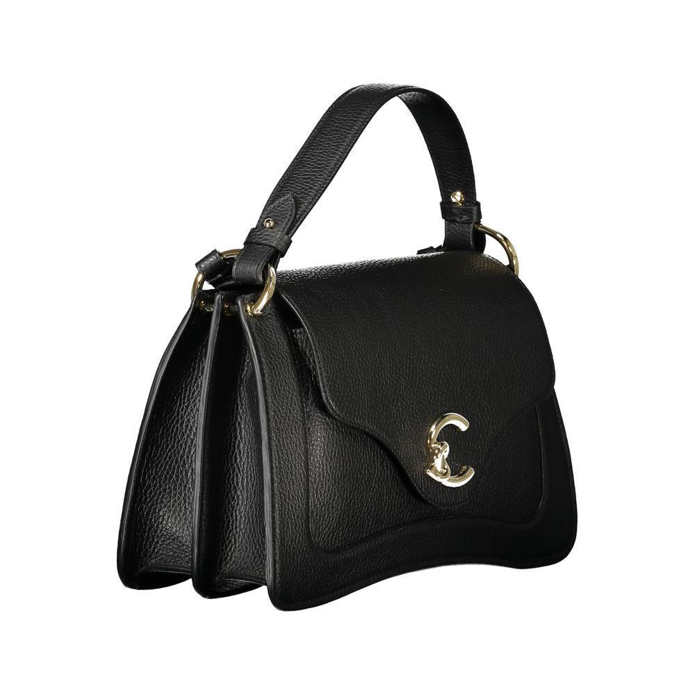 Coccinelle Black Leather Handbag CO-34914