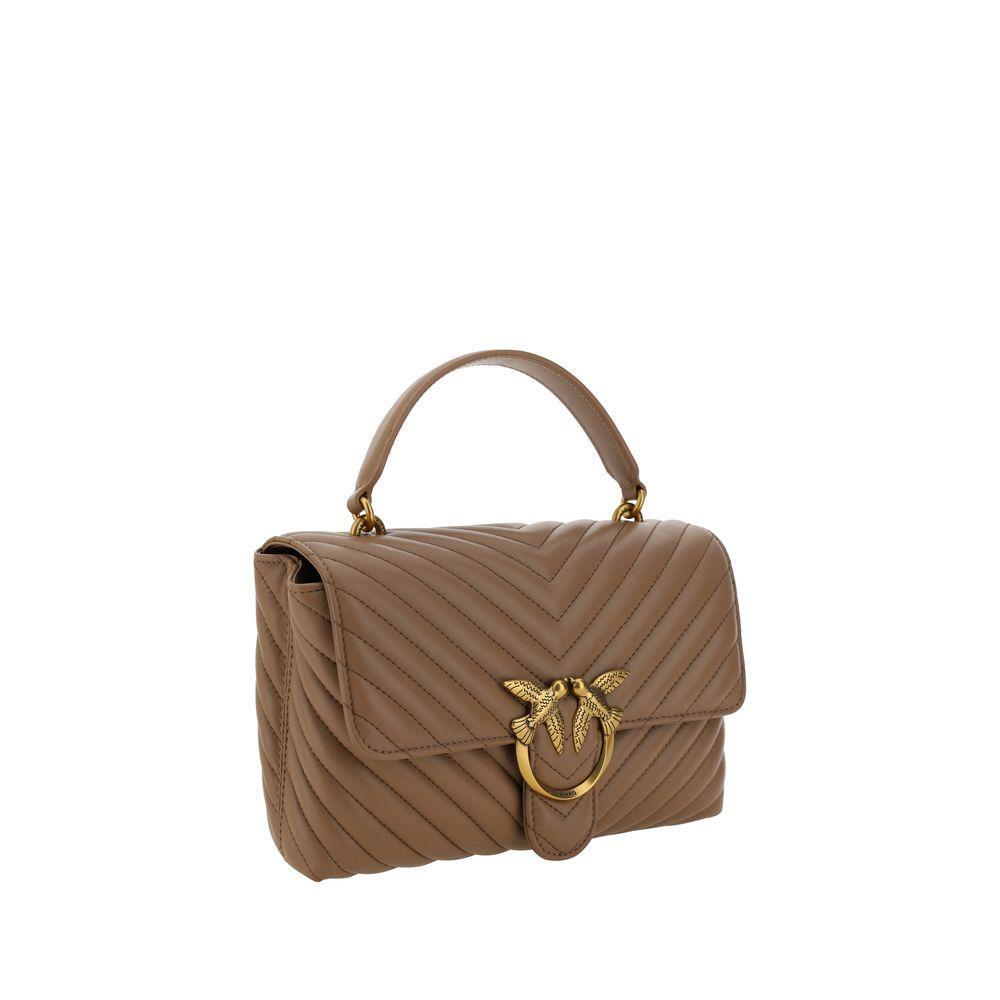 Front view with bag zipped and handles upright.