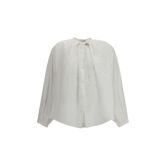 Forte_Forte Voile Shirt with embroidery FO-14093MYSHIRTF48A0003-I/S