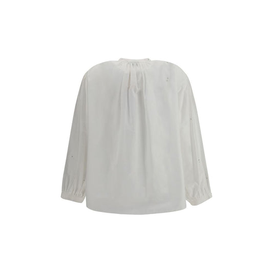 Forte_Forte Voile Shirt with embroidery FO-14093MYSHIRTF48A0003-I/S