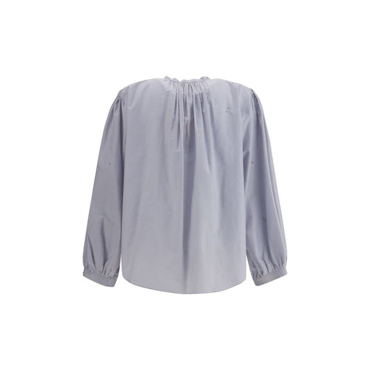 Forte_Forte Voile Shirt with embroidery FO-14093MYSHIRTF48A7076-I/S