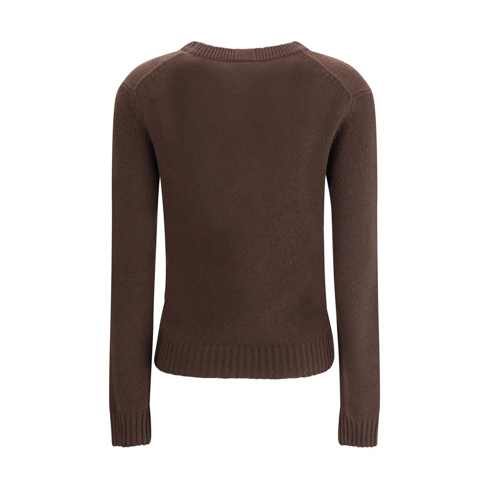 Allude Brown Cashmere Cashmere Sweater