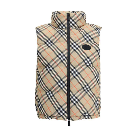 Burberry Check vest Down Jacket BU-8113139B9368-L