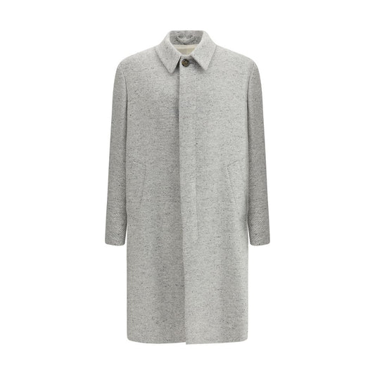 Lardini Herringbone patterned Coat LA-AA23224AAC65616160GR-IT46 | S