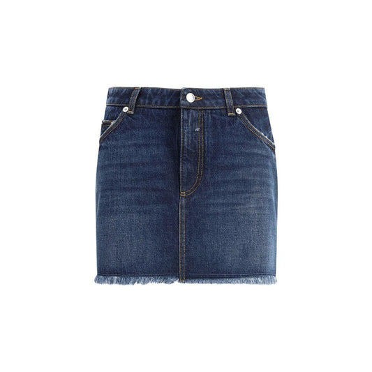 Dolce & Gabbana Denim Miniskirt DO-F4C2TDG8NQ1S9001-IT40 | M