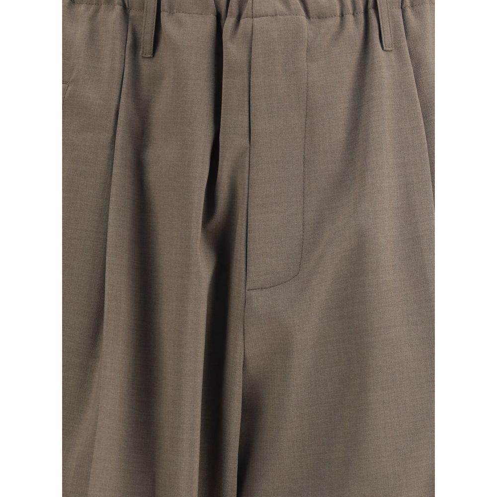 Magliano Brown Polyester Casual Pants