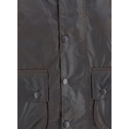 Barbour Black Cotton Coat