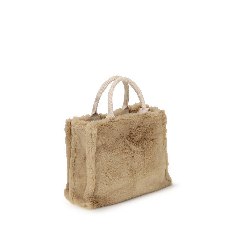Front view with bag zipped and handles upright.