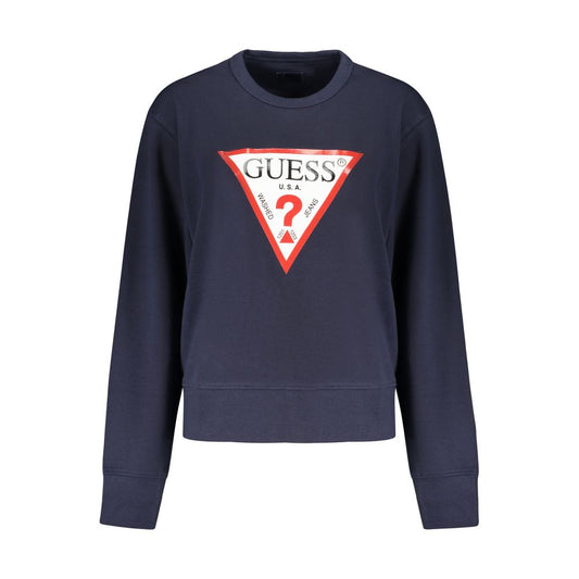 Guess Jeans Blue Cotton Sweatshirt