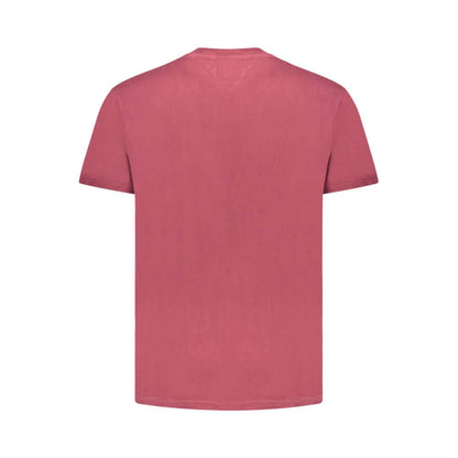 Tommy Hilfiger Red Cotton Men T-Shirt