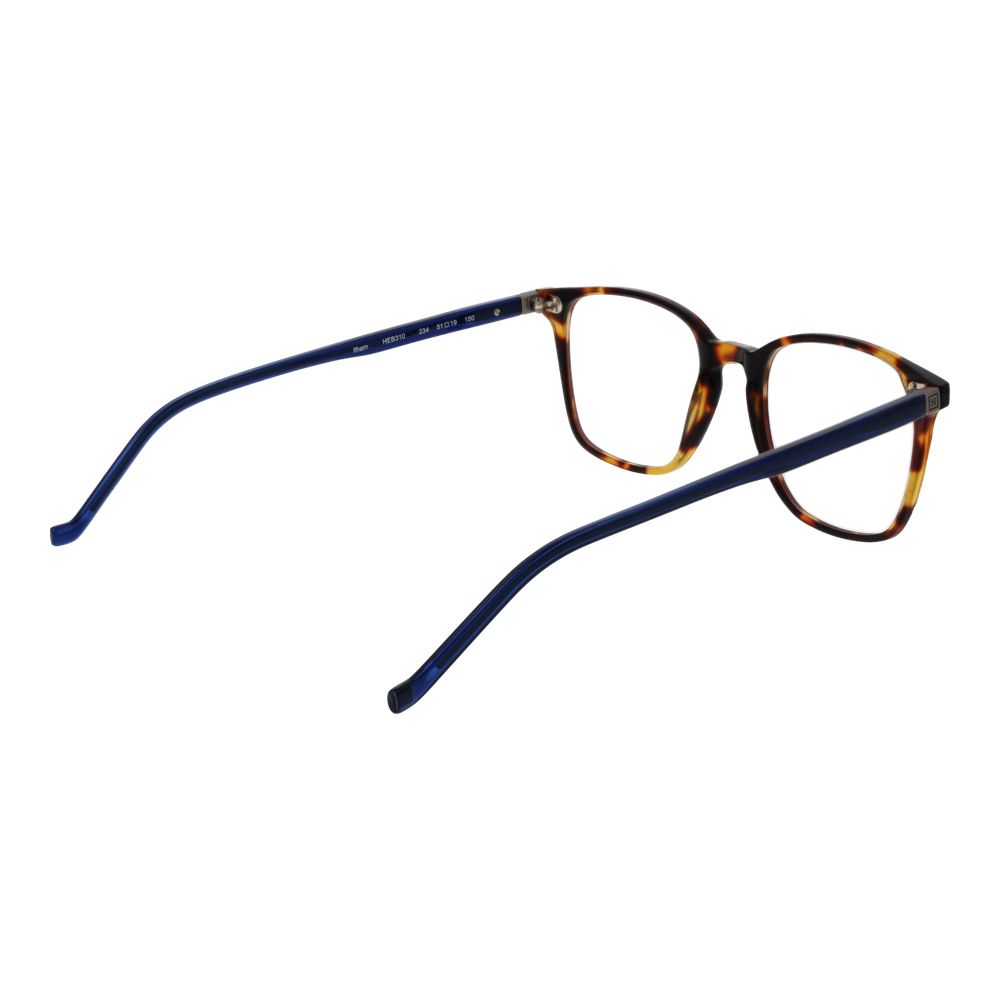 Hackett Brown Men Glasses Frame in full-rim square style with 51-19-150 size, brown plastic frame, and demo lenses.
