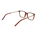 Hackett Brown Men Glasses Frame Plastic Full-Rim Square Style with Demo Lenses, Size 56-19-145, Includes Branded Case