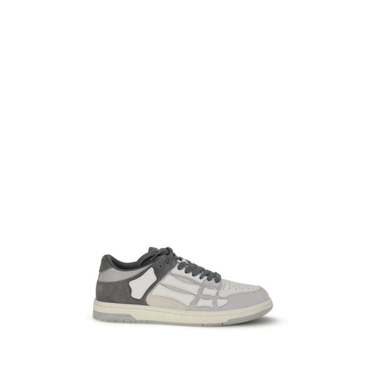 Amiri Gray Calf Leather Bos Taurus Low Top Sneakers