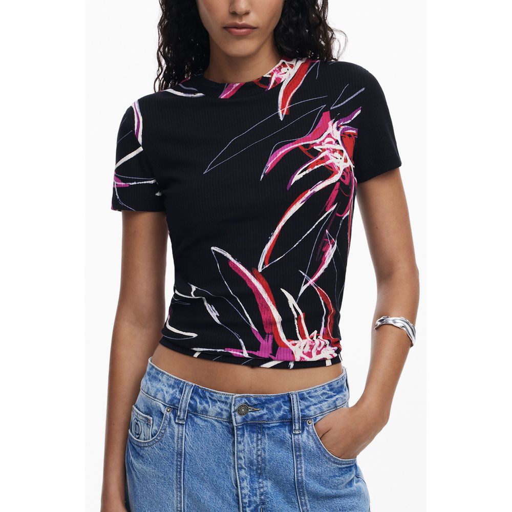 Desigual Black Viscose Women Top