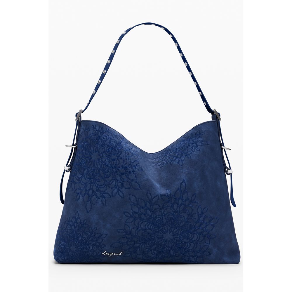 Front view with bag zipped and handles upright.