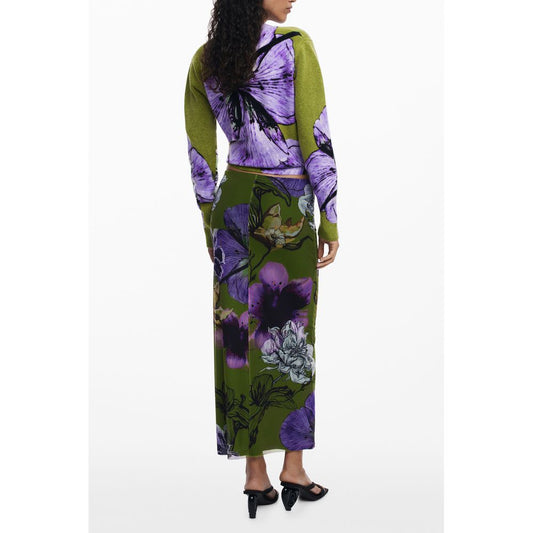 Desigual Green Polyester Women Skirt DE-39756-XS
