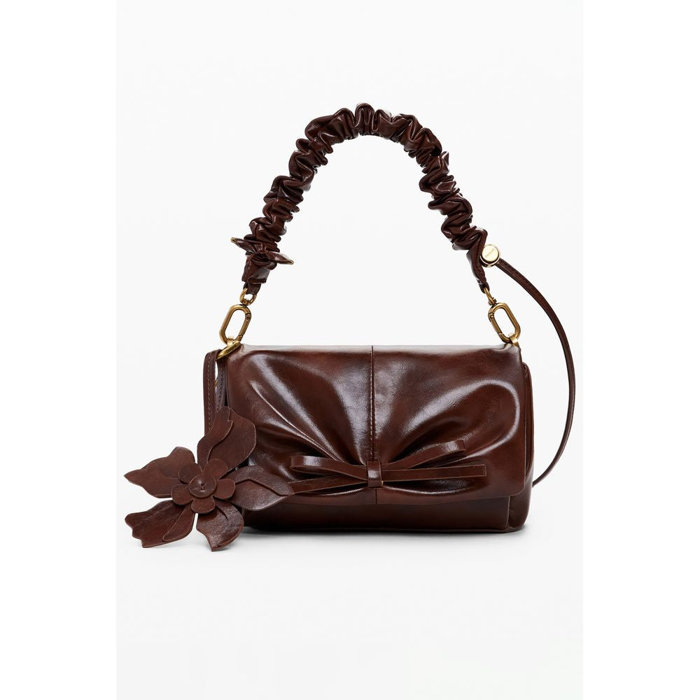 Desigual Brown Polyethylene Women Handbag