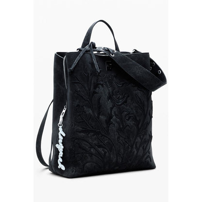 Desigual Black Polyethylene Backpack