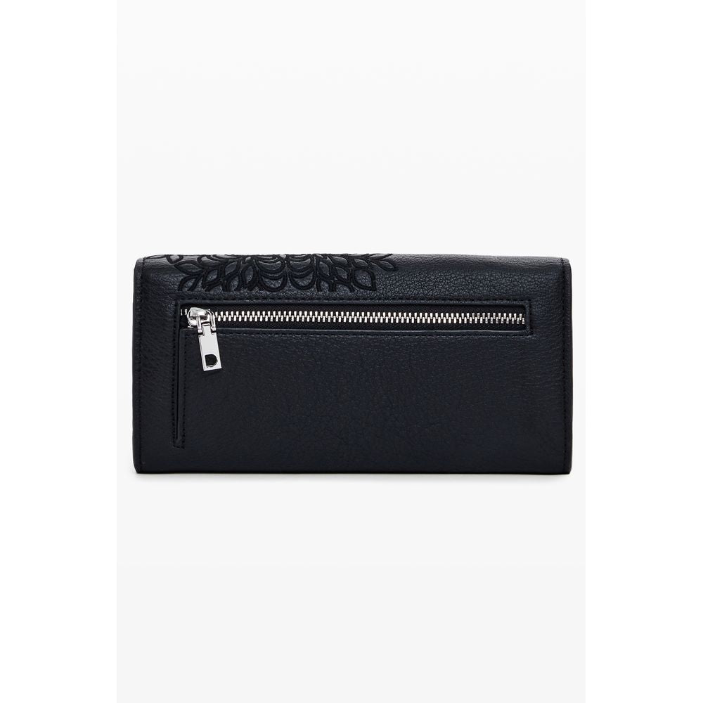 Desigual Black Polyethylene Wallet