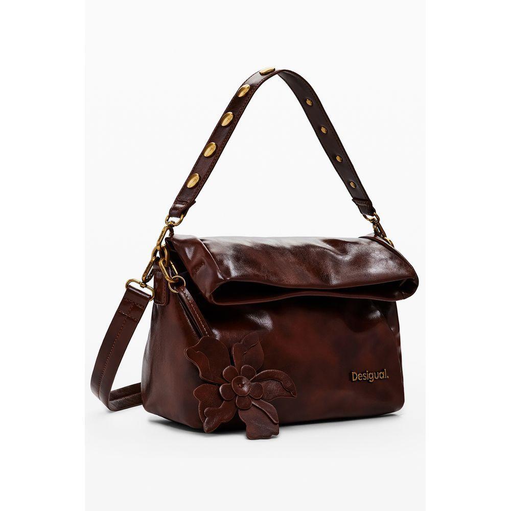 Front view with bag zipped and handles upright.