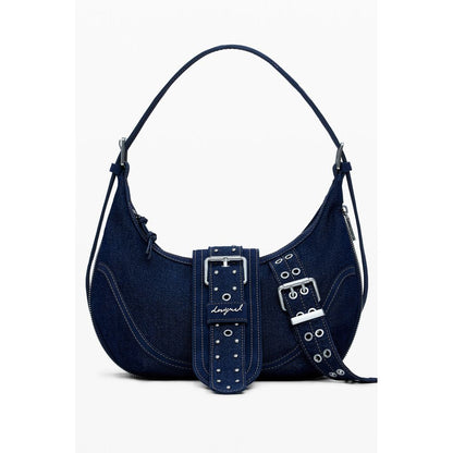 Desigual Blue Cotton Handbag