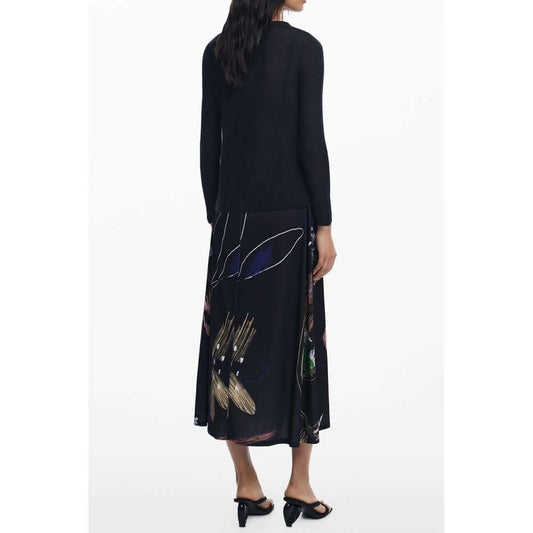 Desigual Black Polyester Women Dress