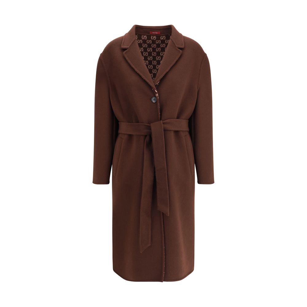 Gucci Brown Wool Coat