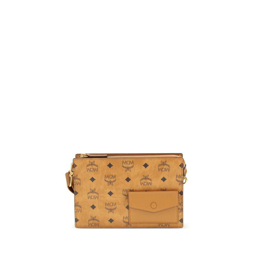 Front view with bag zipped and handles upright.