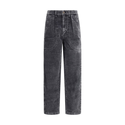 Marant Etoile Black Cotton Casual Pants