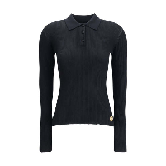 Dolce & Gabbana Ribbed Polo Sweater