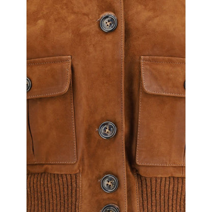 Valstar Brown Goatskin Jackets And Coat