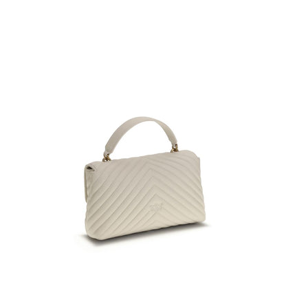 PINKO Cream Calf Leather Bos Taurus Wallet