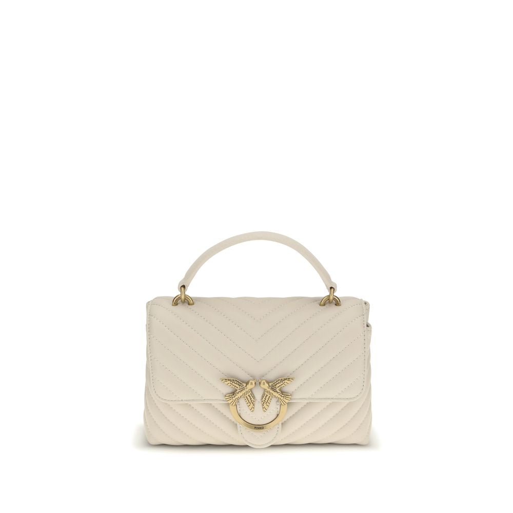 PINKO White Calf Leather Bos Taurus Wallet