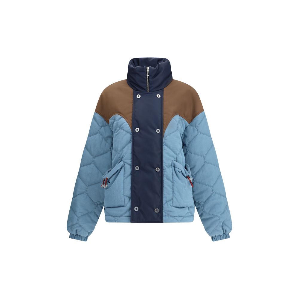 MARBELL Light Blue Polyamide Coat