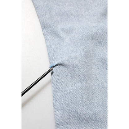 Dolce & Gabbana Light Blue Distressed Slim Fit Ripped Denim Jeans