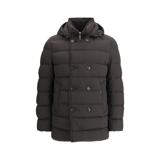 MooRER Black Polyamide Coat