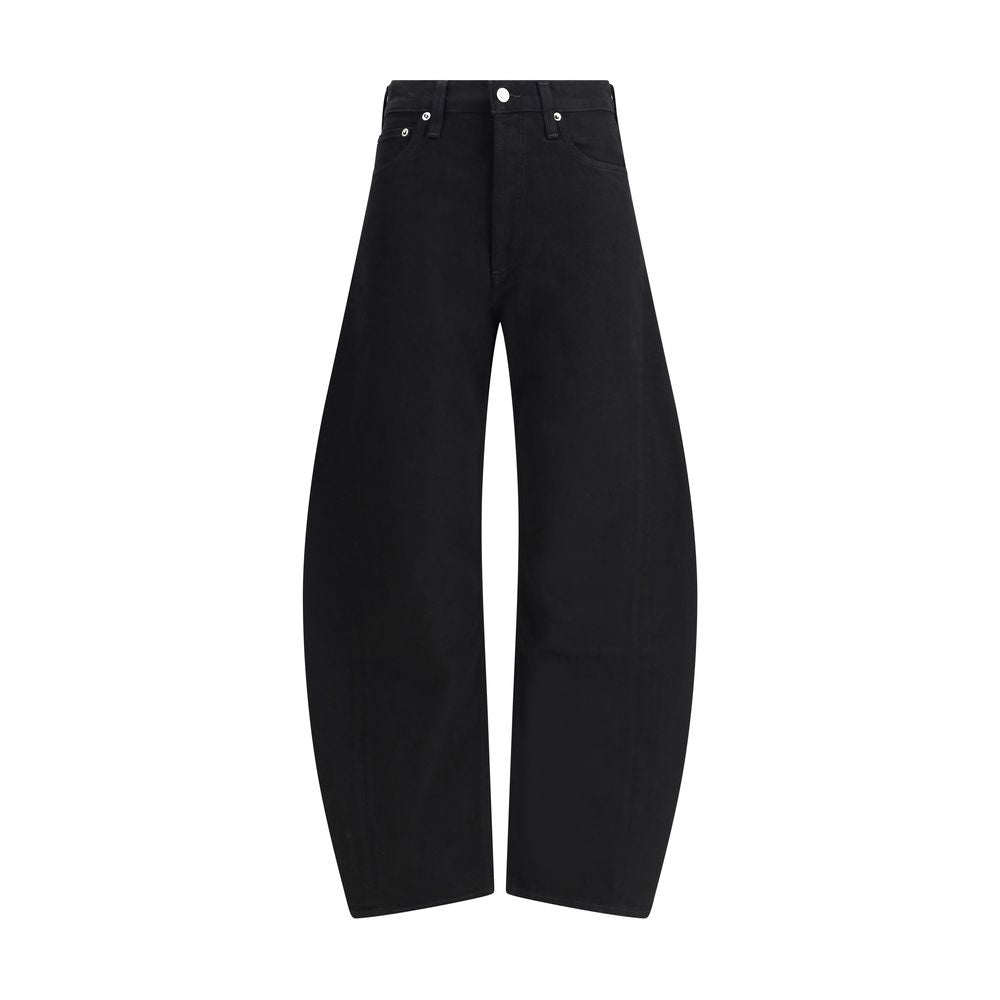 Agolde Black Recycled Cotton High-Waisted Jean