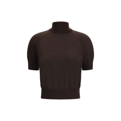 Petar Petrov Brown Merino Wool Top