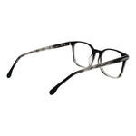 Lozza Black Unisex Glasses Frame, cellulose acetate, full-rim, square style, demo lenses, size 51-20-140.
