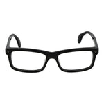 Lozza Black Men Glasses Frame full-rim rectangle style with cellulose acetate material, size 55-16-145, black color, demo lenses.
