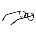 Nike Black Unisex Glasses Frame, metal full-rim round style with demo plastic lenses, 51-20-145 dimensions, no spring hinge, includes branded case.