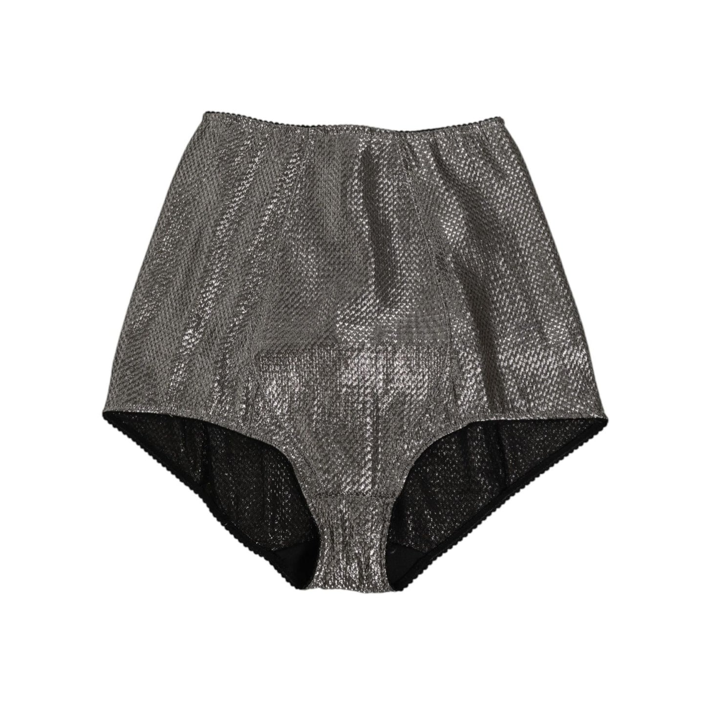 Dolce & Gabbana Gray Silk Stretch Slip Girdle Panty Underwear