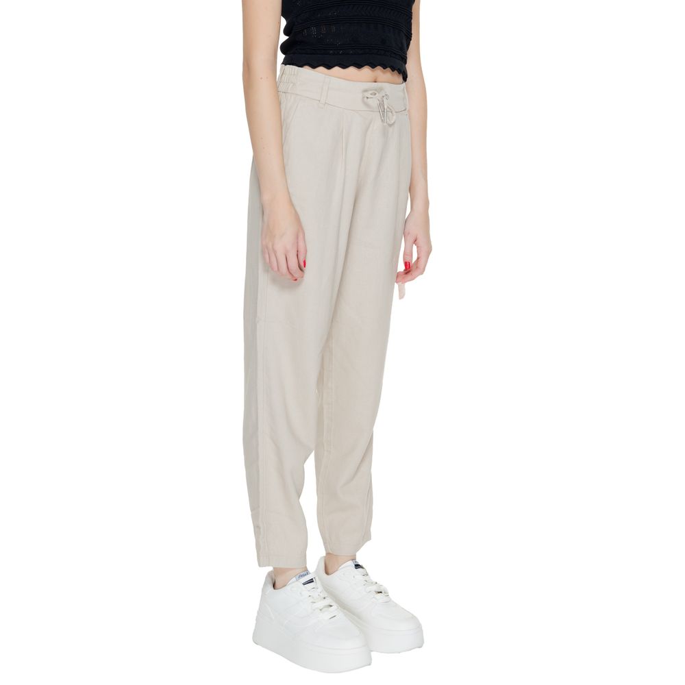 Only Beige Linen Casual Pants 1728,71956299936,Beige,Casual Pants - Pants - Clothing,Clothing,M/32,New with tags,Only,Pants - Clothing,Women