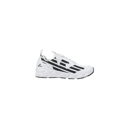 EA7 Emporio Armani Black And White Polyester Athletic Sneakers