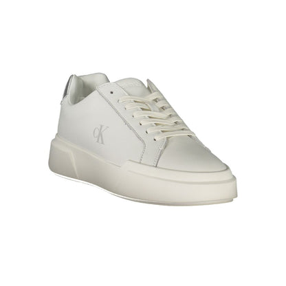 Calvin Klein White Polyester Sneaker