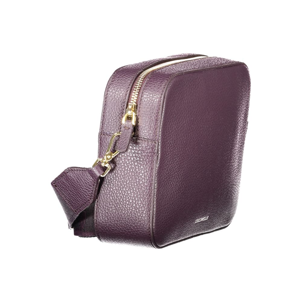 Coccinelle Purple Leather Handbag